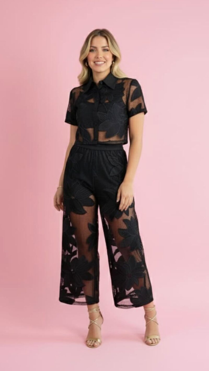 SET DE PANTALON LARGO