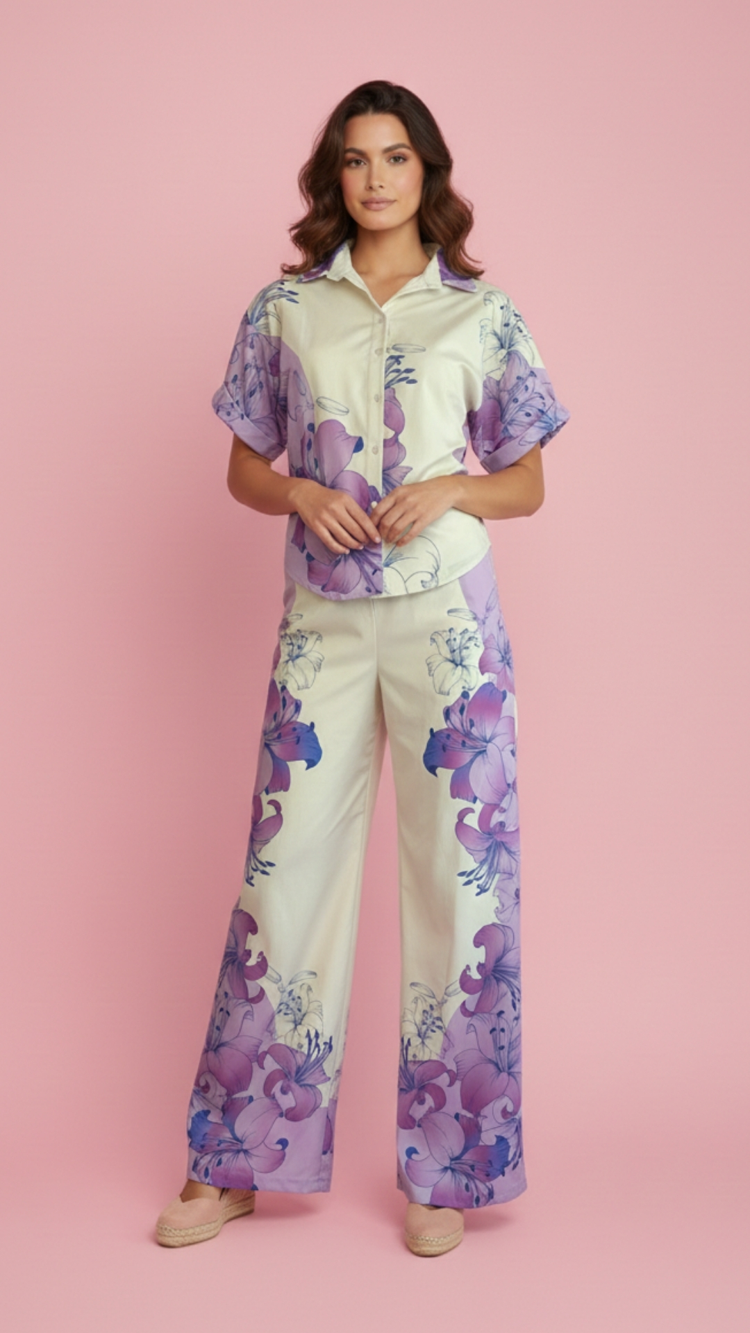 SET DE PANTALON LARGO