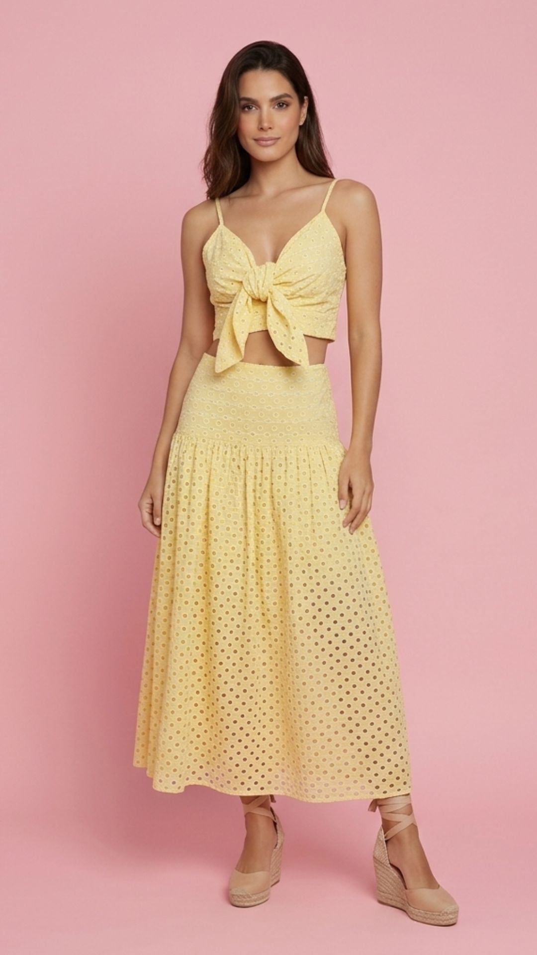 SET BLUSA Y FALDA LARGA DAMA