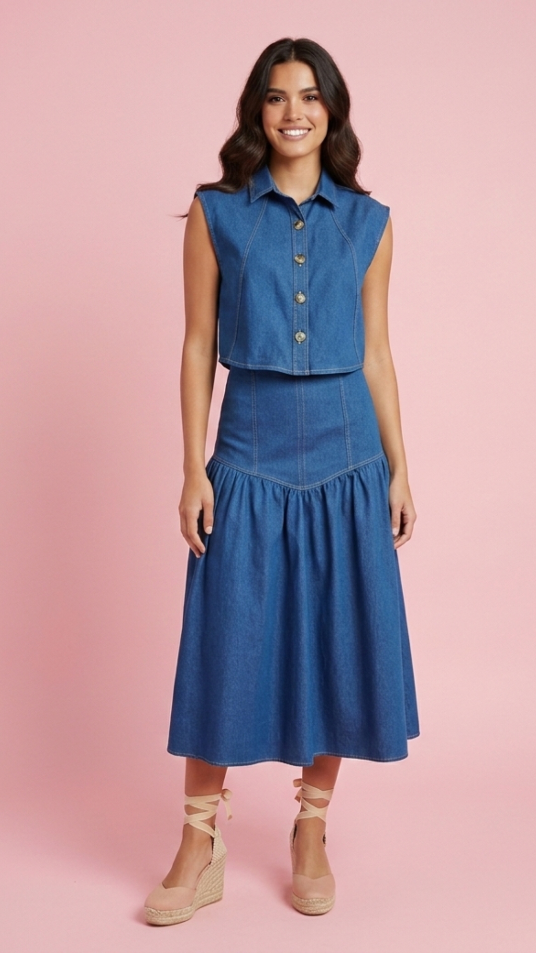 SET BLUSA Y FALDA DAMA