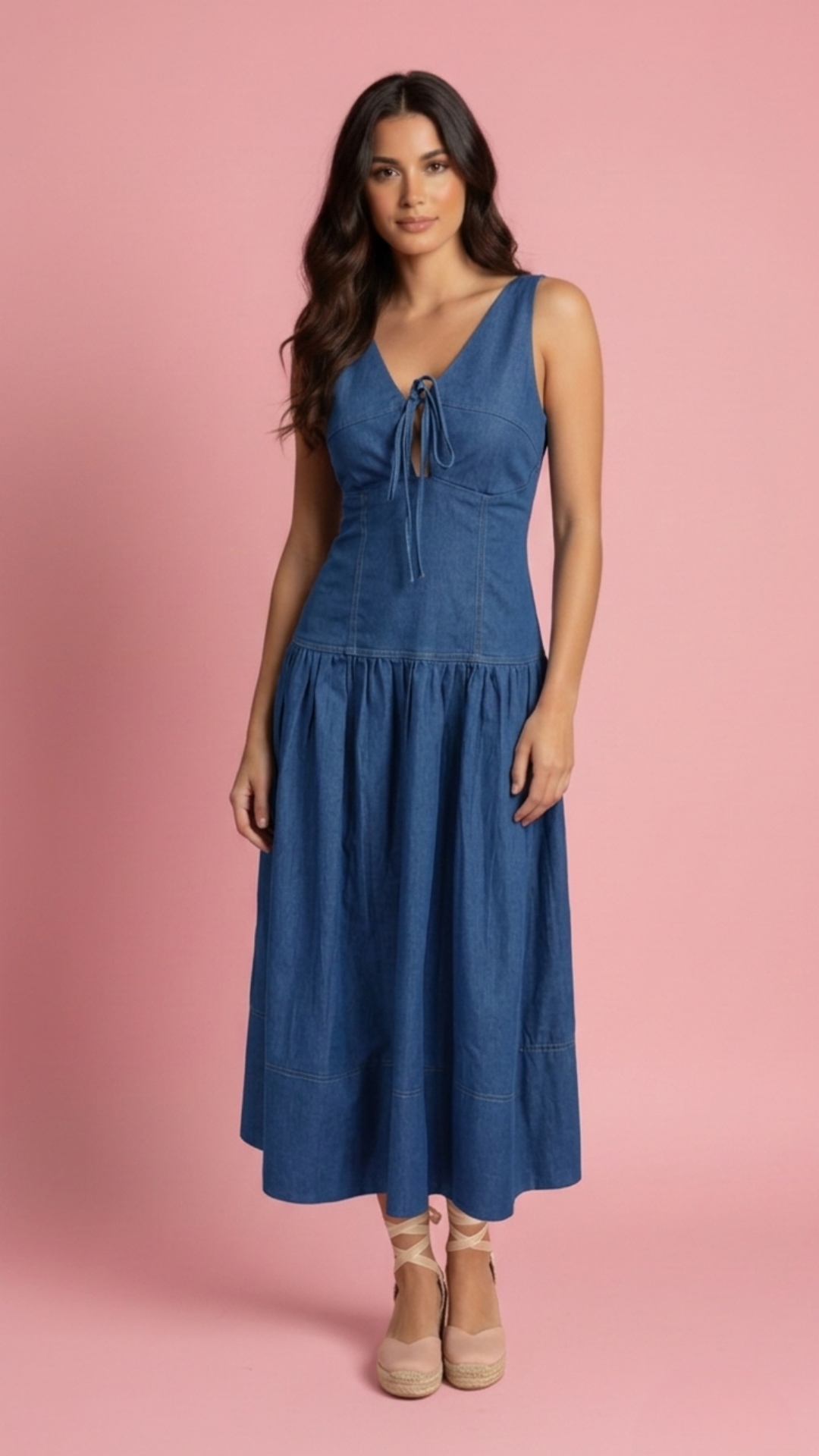 VESTIDO MIDI DAMA