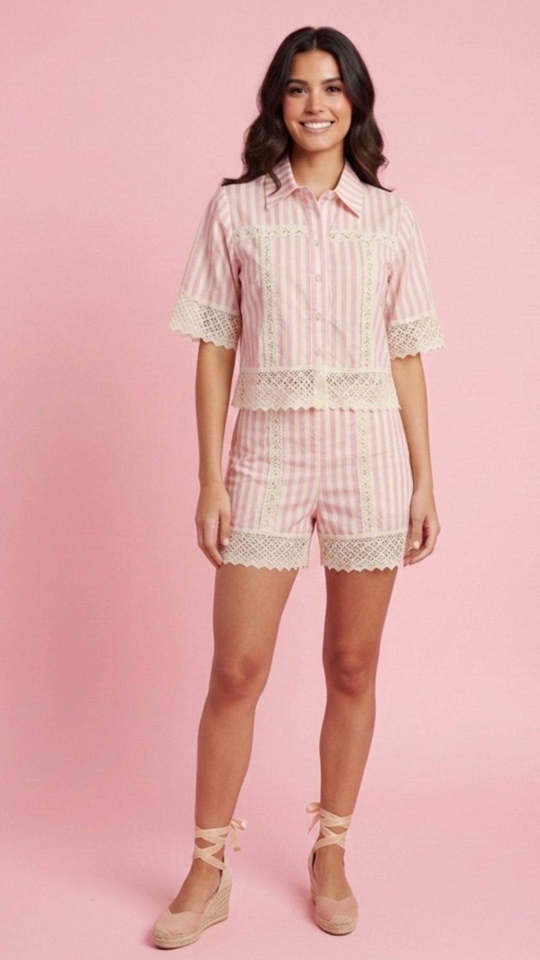 SET BLUSA Y SHORT DAMA