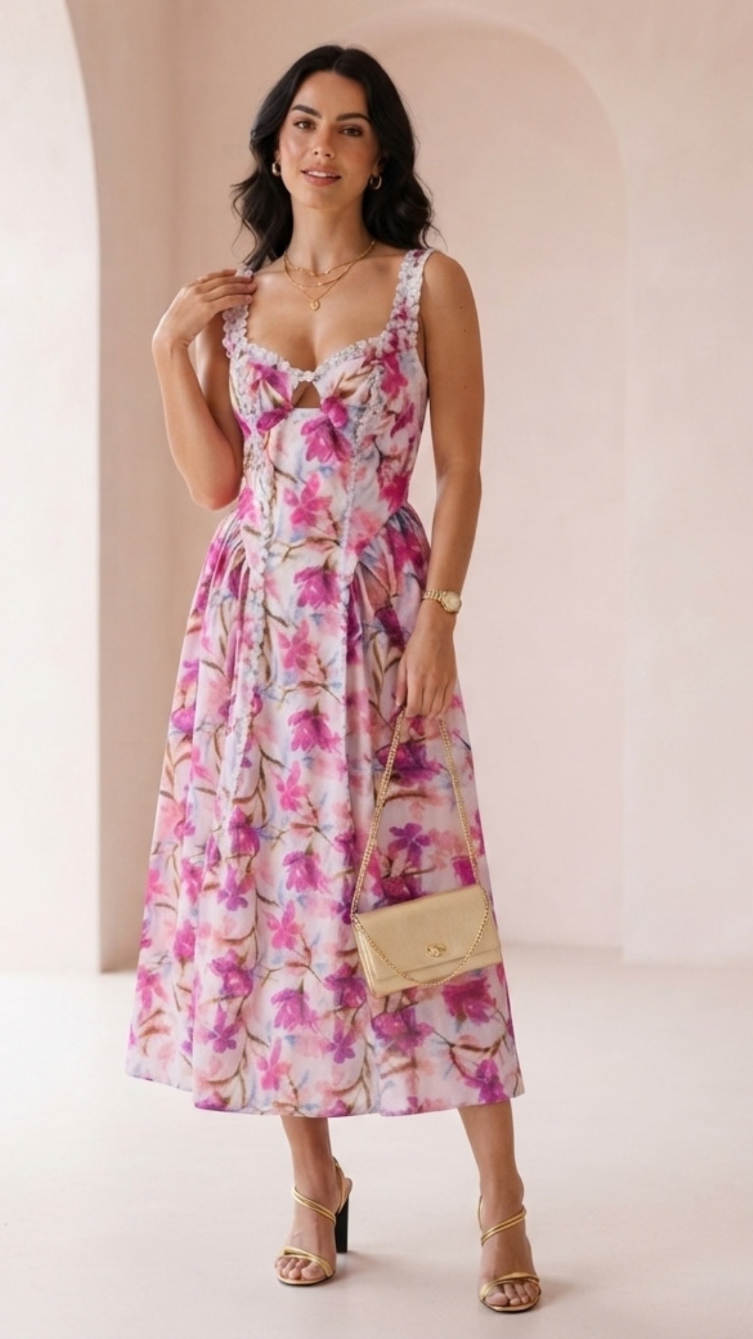 VESTIDO LARGO DAMA