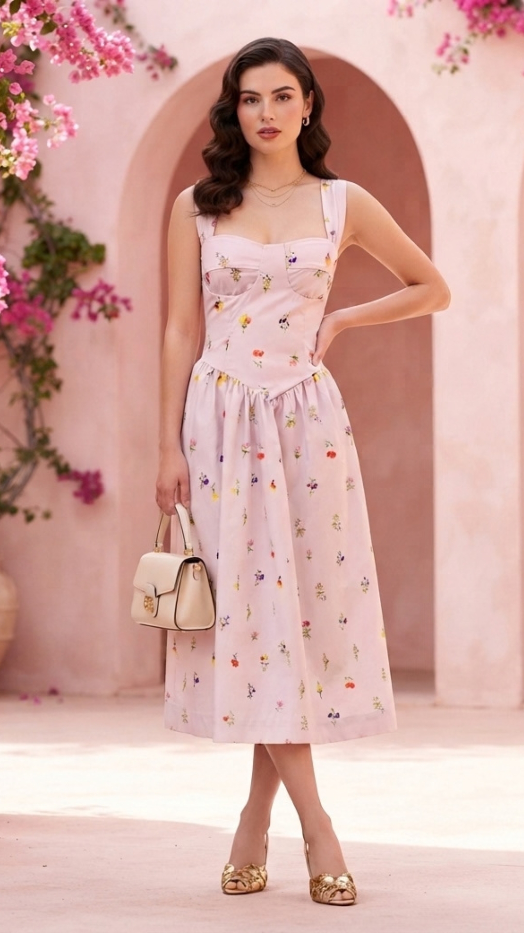 VESTIDO MIDI DAMA
