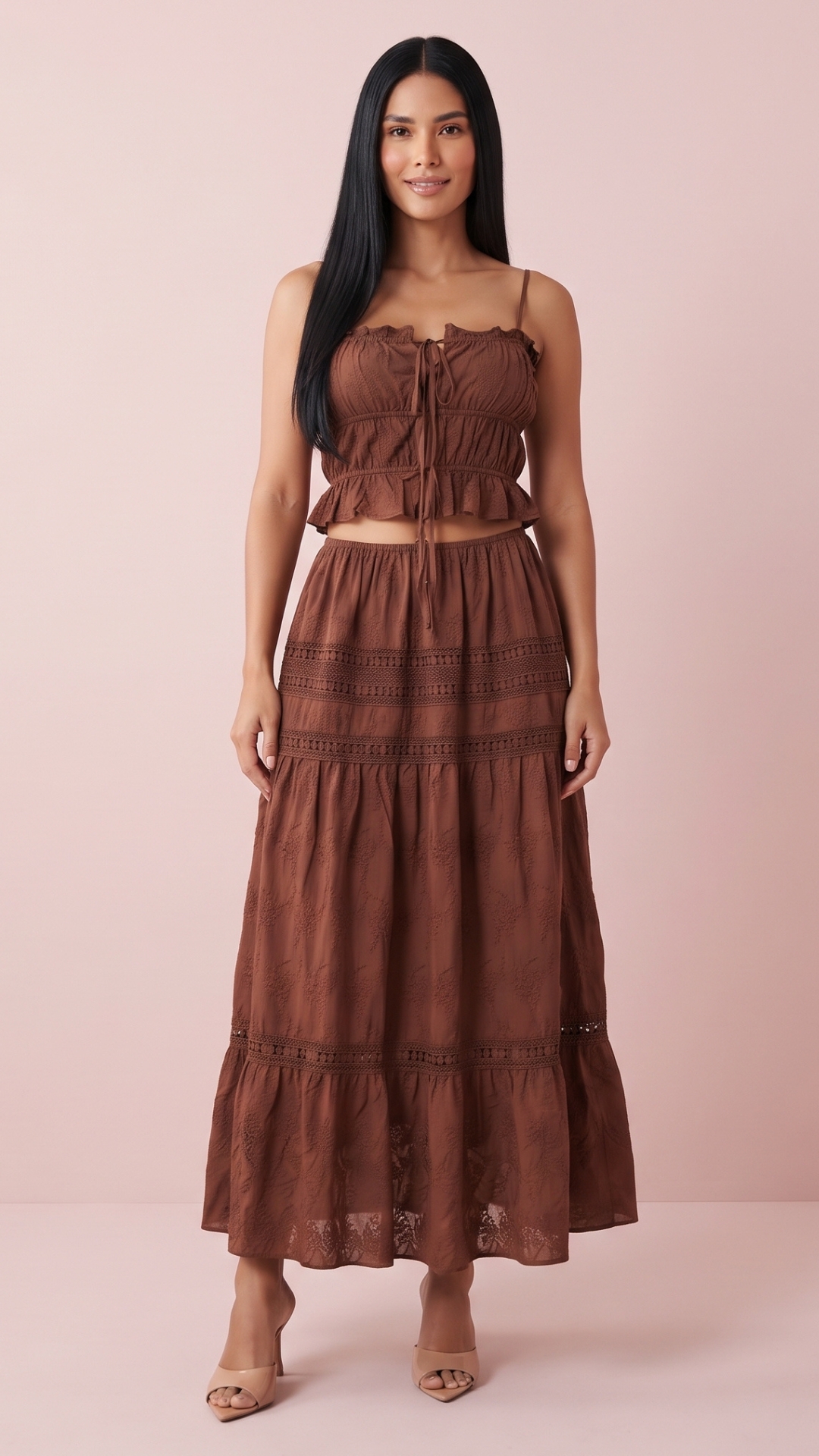 SET BLUSA Y FALDA LARGA