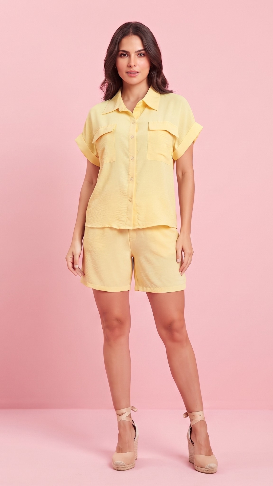 SET BLUSA Y SHORT DAMA
