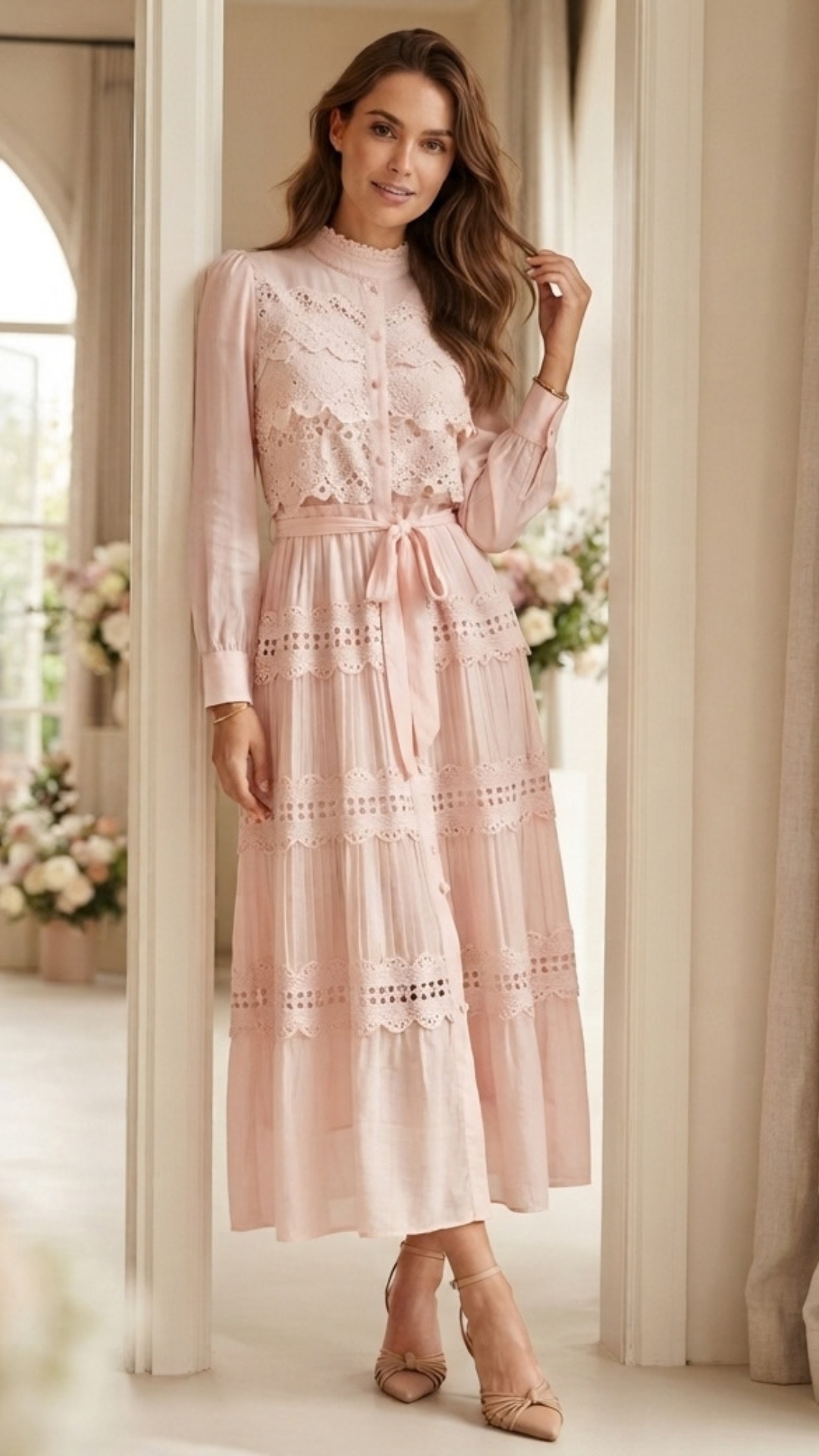 VESTIDO LARGO DAMA