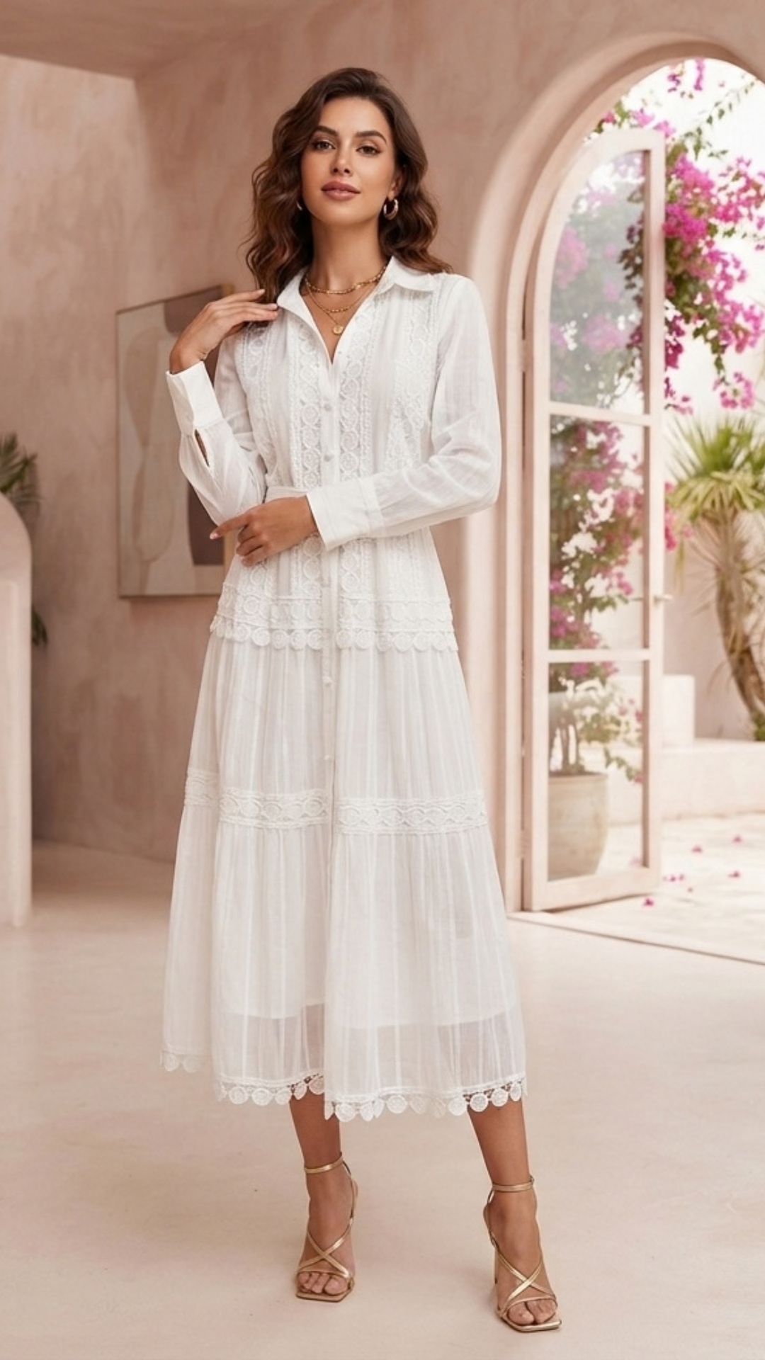 VESTIDO LARGO DAMA