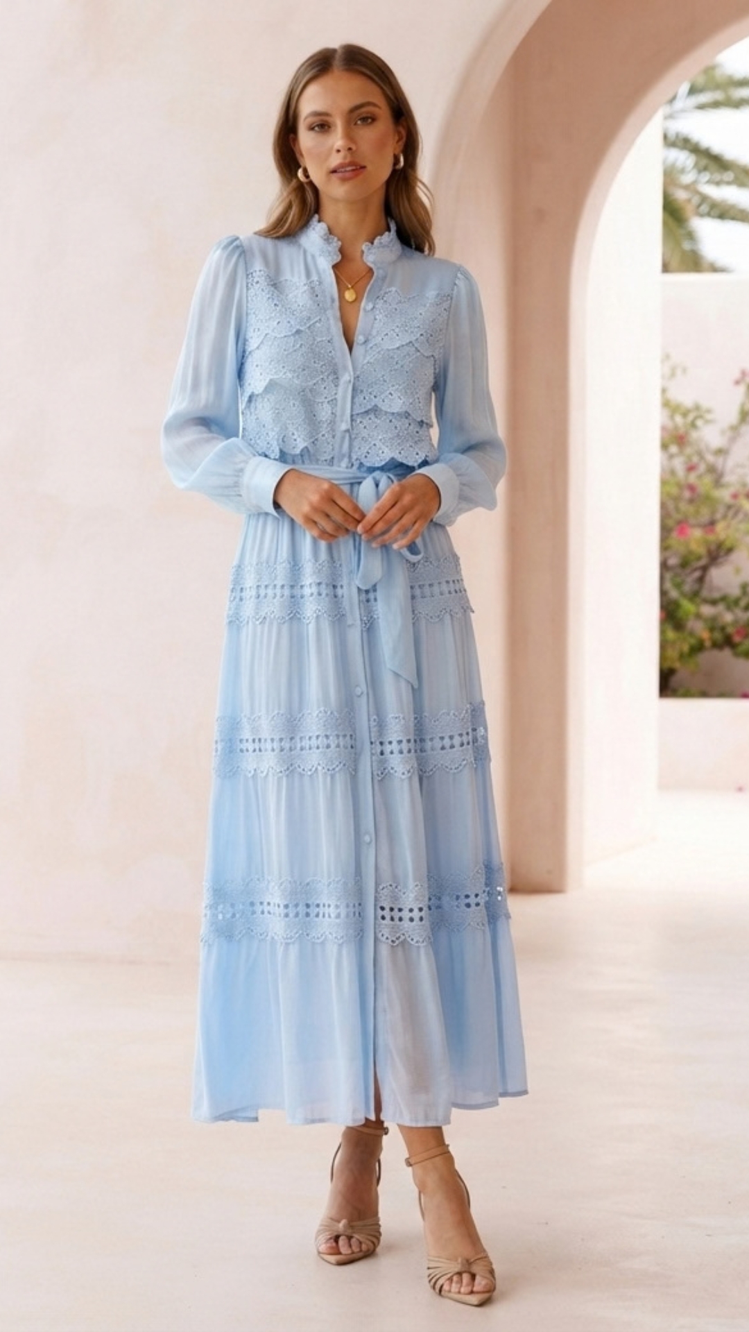 VESTIDO LARGO DAMA