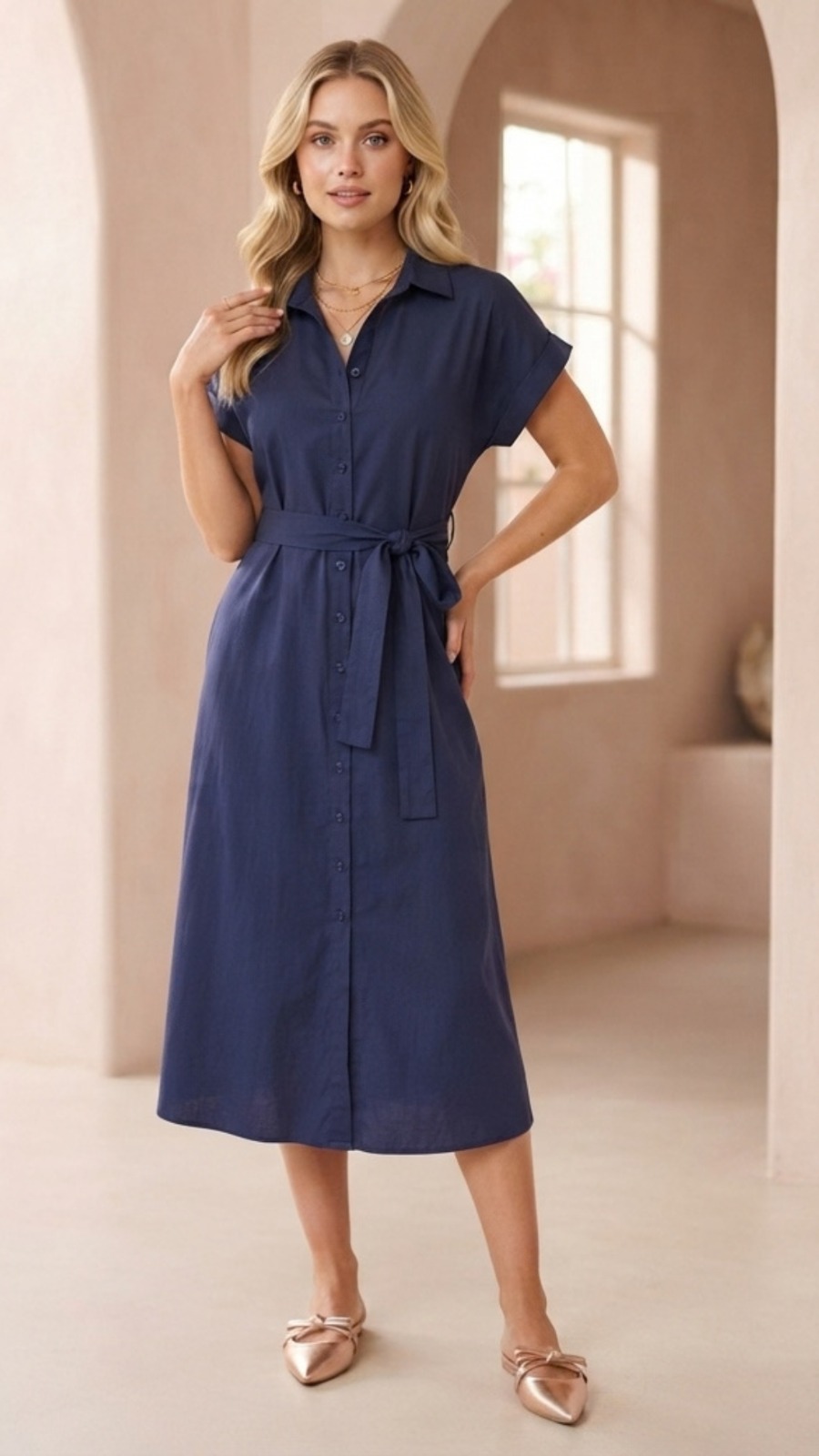VESTIDO LARGO DAMA