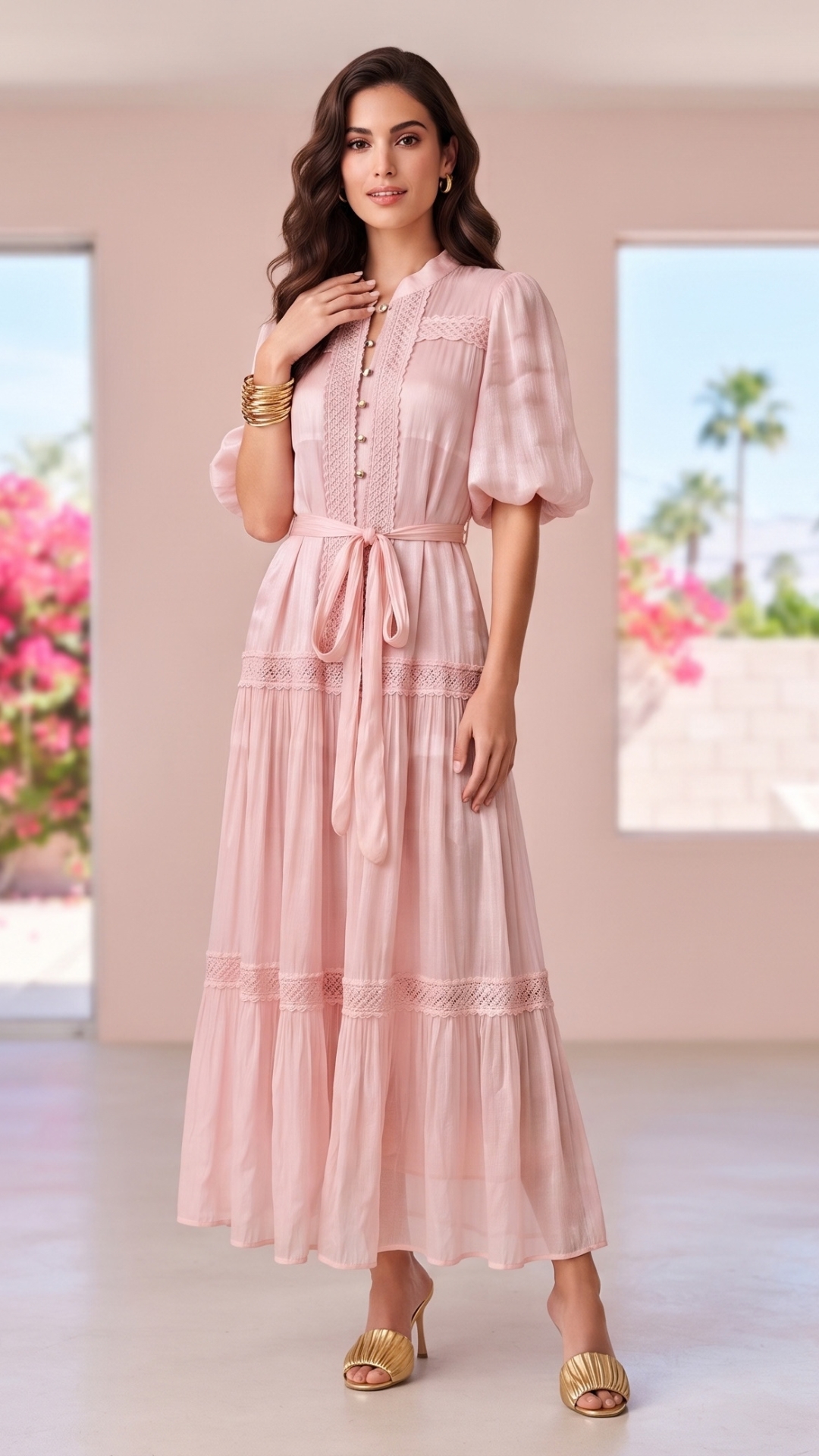 VESTIDO LARGO DAMA